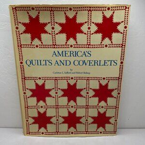 Vintage 1985 Americas Quilts And Coverlets Safford Bishop Hardback Book Gallery
